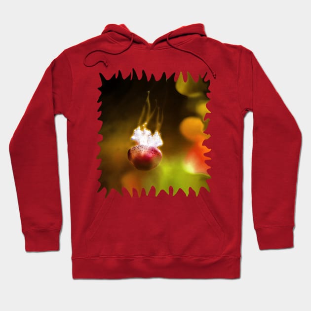 Jellyfish Through the Raging Fire Hoodie by distortionart